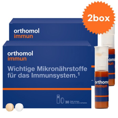 베스트오쏘몰 이뮨 30일 1+1 2박스 드링크+정제 orthomol