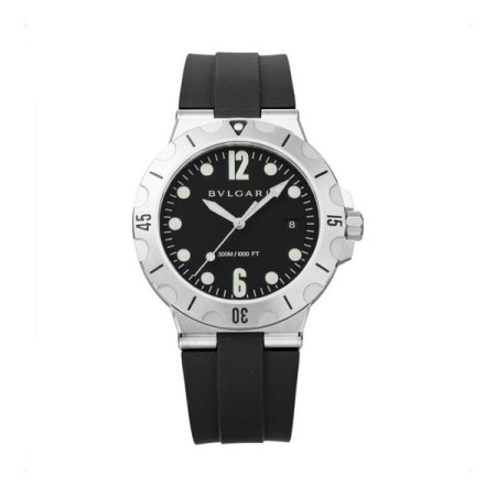 불가리 DP41BSVSD 남성 러버 오토 43mm